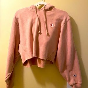 CHAMPION cropped hoodie SIZE SMALL